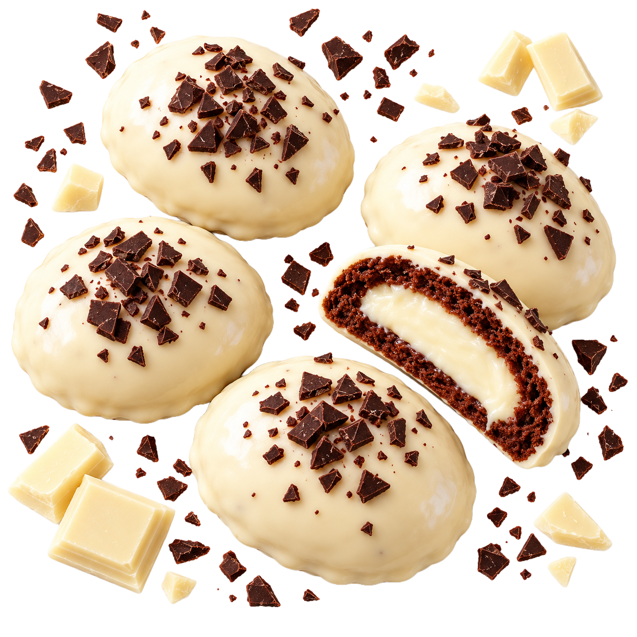 Rama di Napoli al Cioccolato Bianco e Crema Bianca